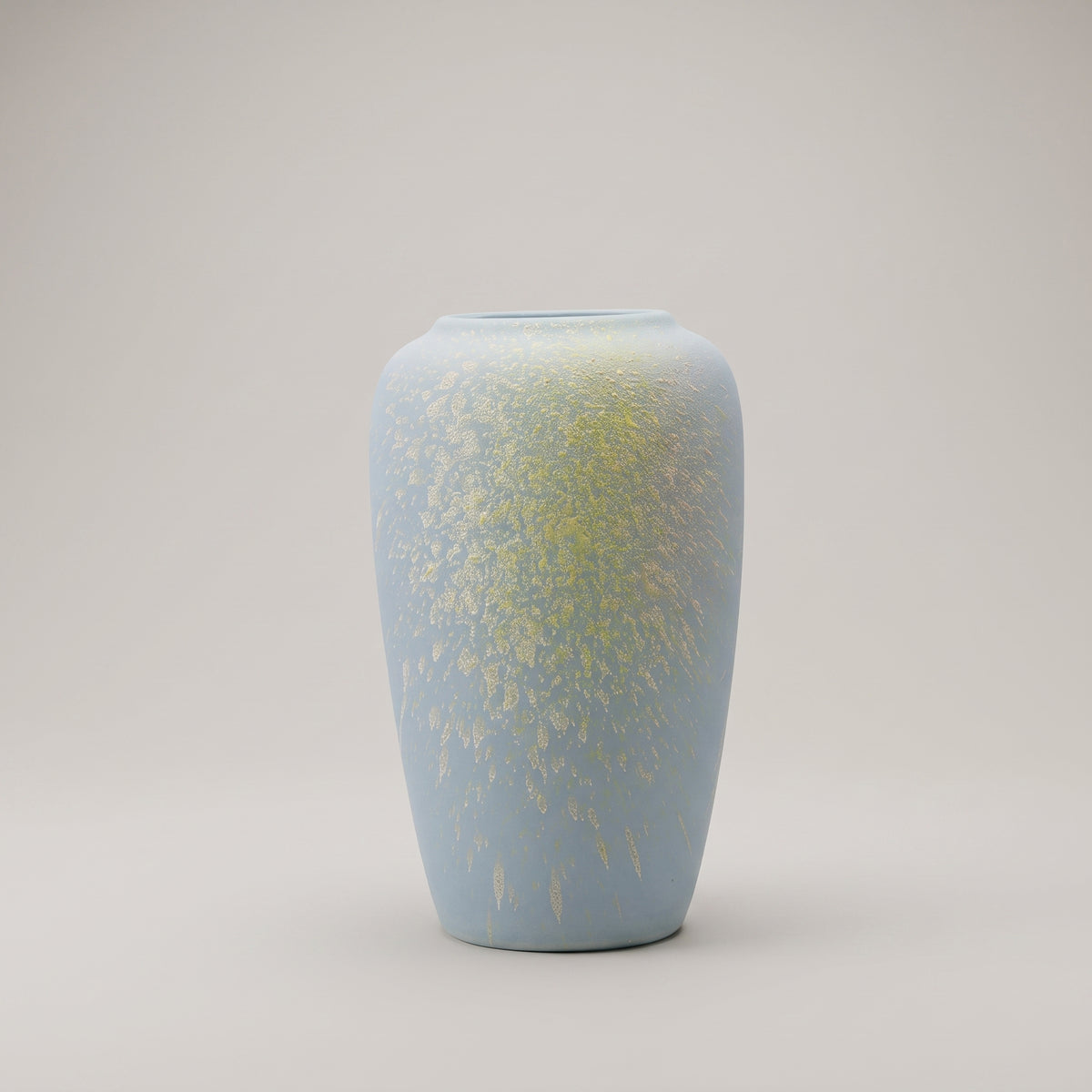 Ceramic Bluish Grey Flower Vase By Zodiya