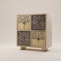 Geometric Wooden Jewellery Organiser Box by Zodiya