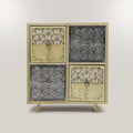 Geometric Wooden Jewellery Organiser Box by Zodiya
