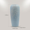 Ceramic Bluish Grey Flower Vase (small) By Zodiya