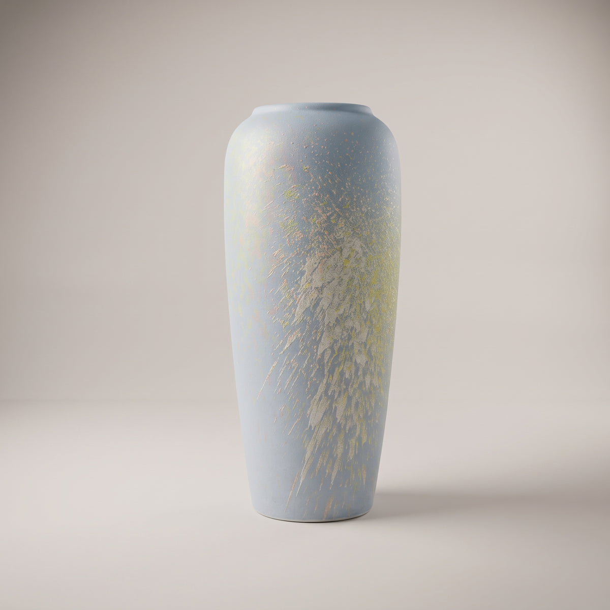 Ceramic Bluish Grey Flower Vase (small) By Zodiya