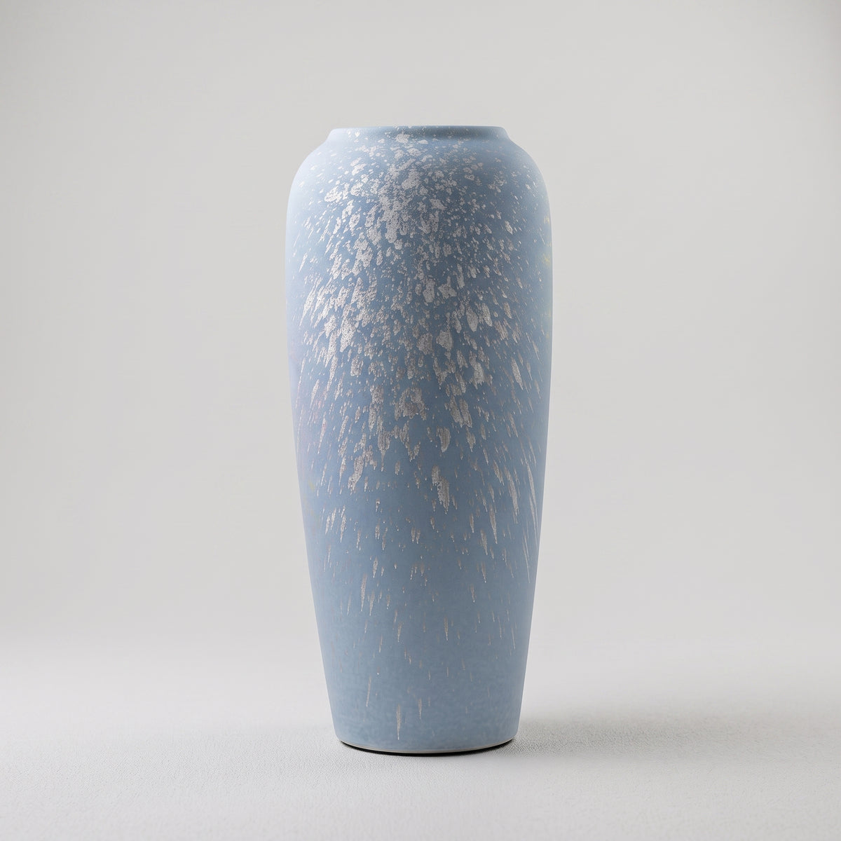 Ceramic Bluish Grey Flower Vase (small) By Zodiya