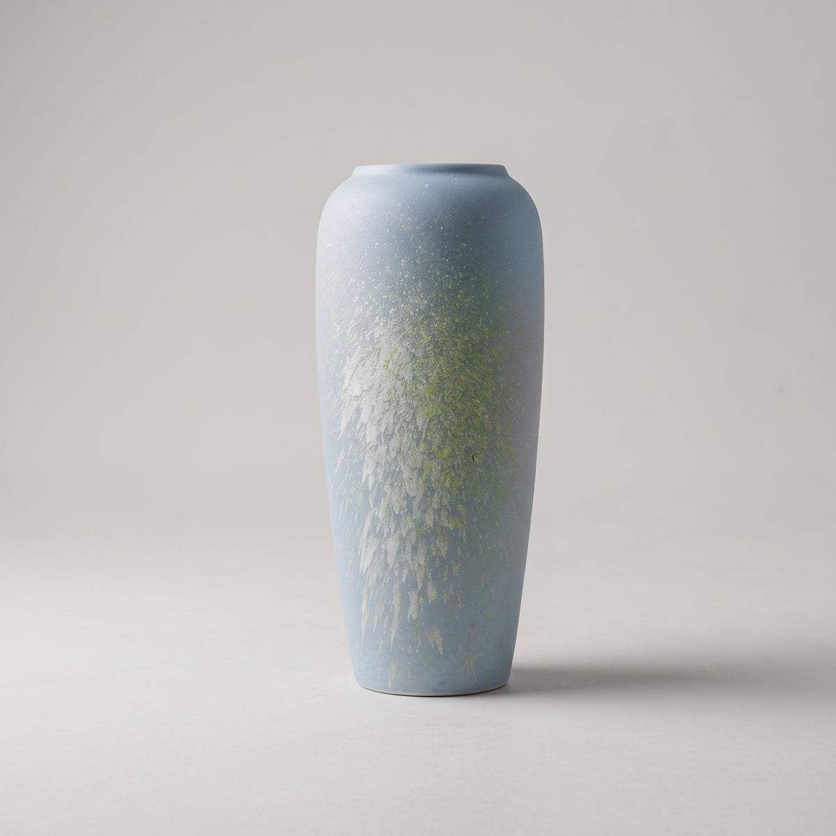 Ceramic Bluish Grey Flower Vase (small) By Zodiya
