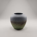 Ceramic Green and Grey Flower Vase By Zodiya