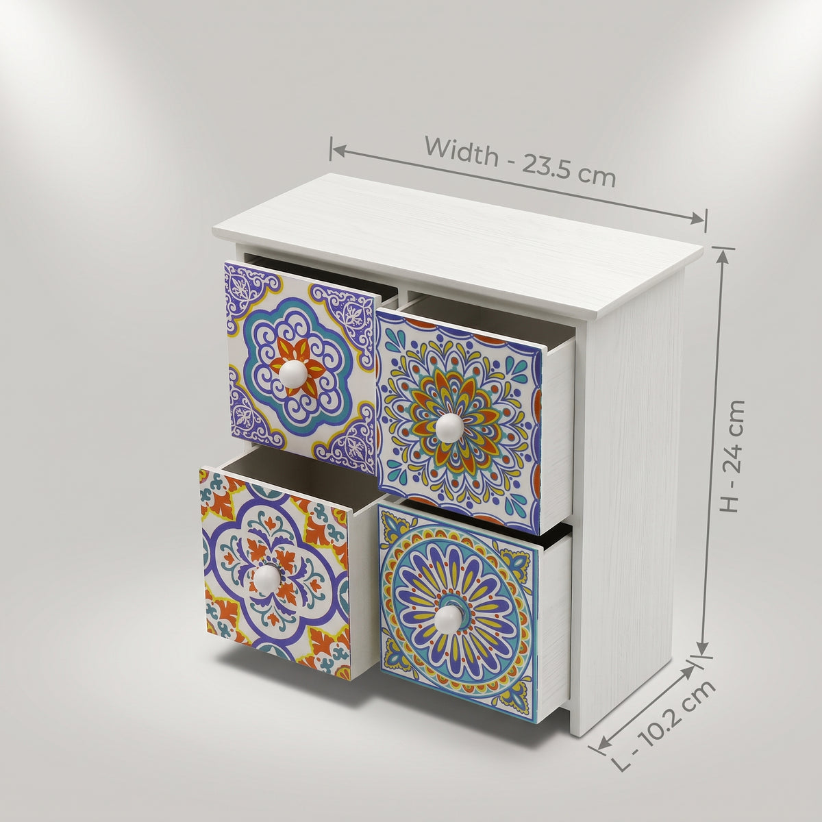 Wooden Morocco Design Jewellery Organiser Box By Zodiya
