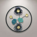 Round Floral Metal Wall Decor By Zodiya