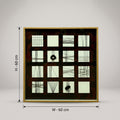 Wooden Frame for Wall (Geometric Abstract)By Zodiya