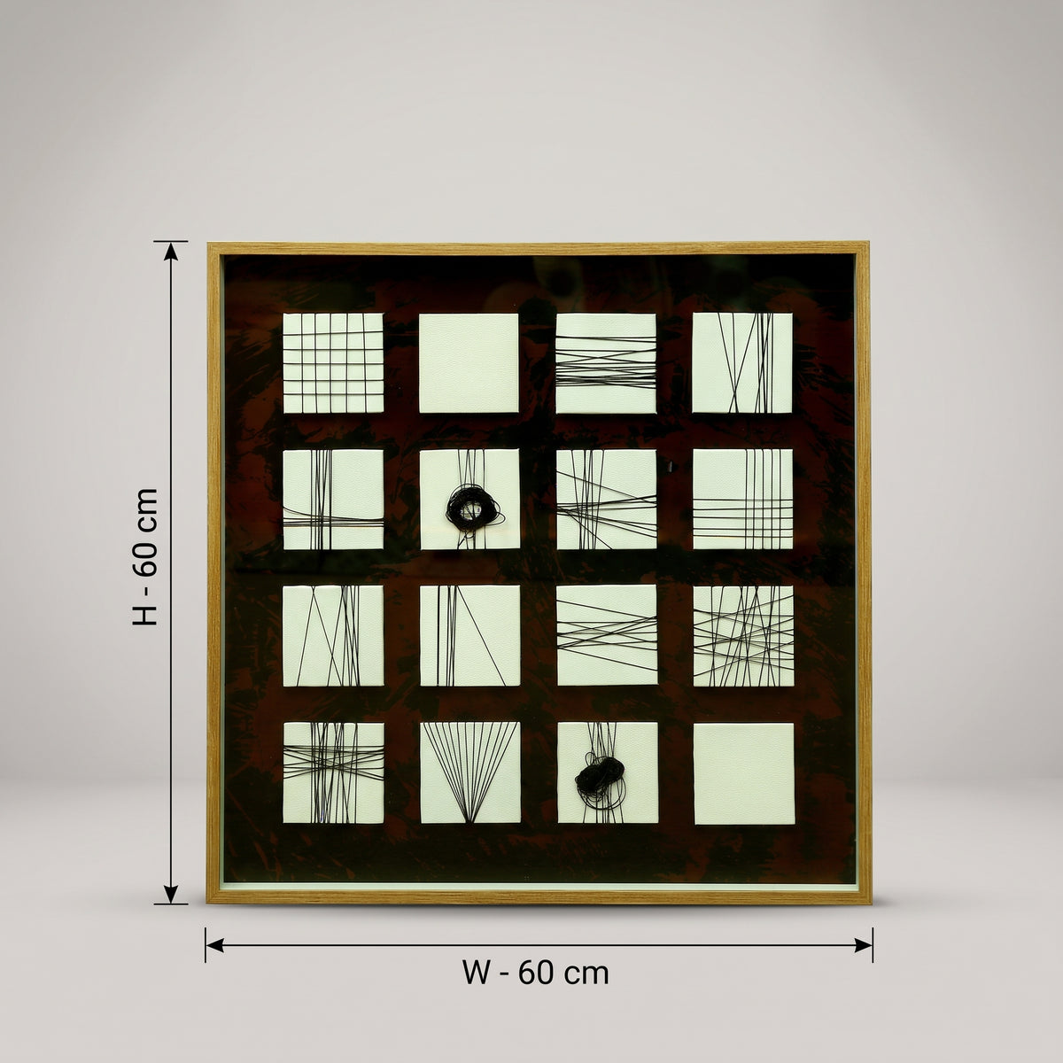Wooden Frame for Wall (Geometric Abstract)By Zodiya