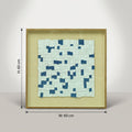 Splash Square Wooden Wall Frame By Zodiya