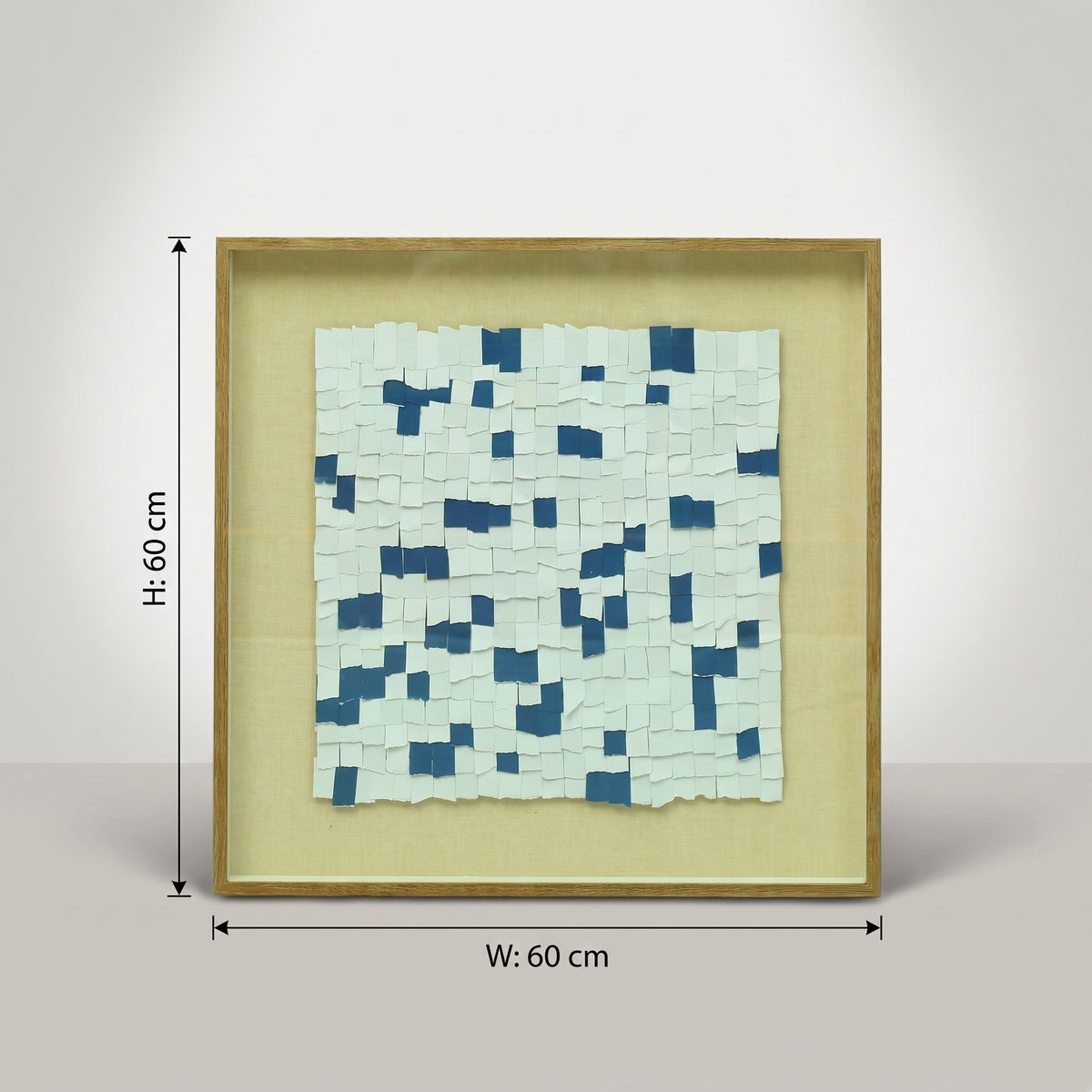 Splash Square Wooden Wall Frame By Zodiya