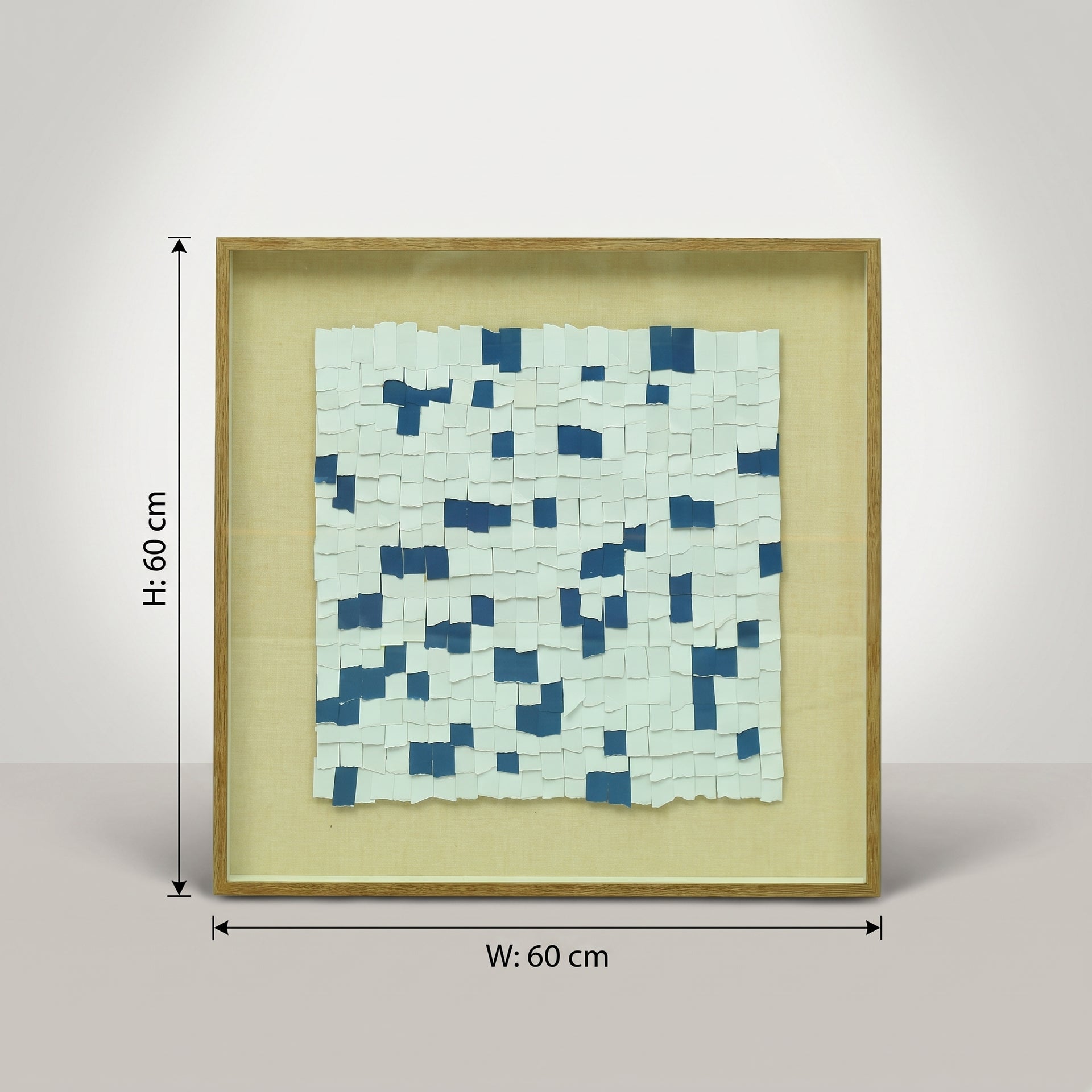 Splash Square Wooden Wall Frame By Zodiya