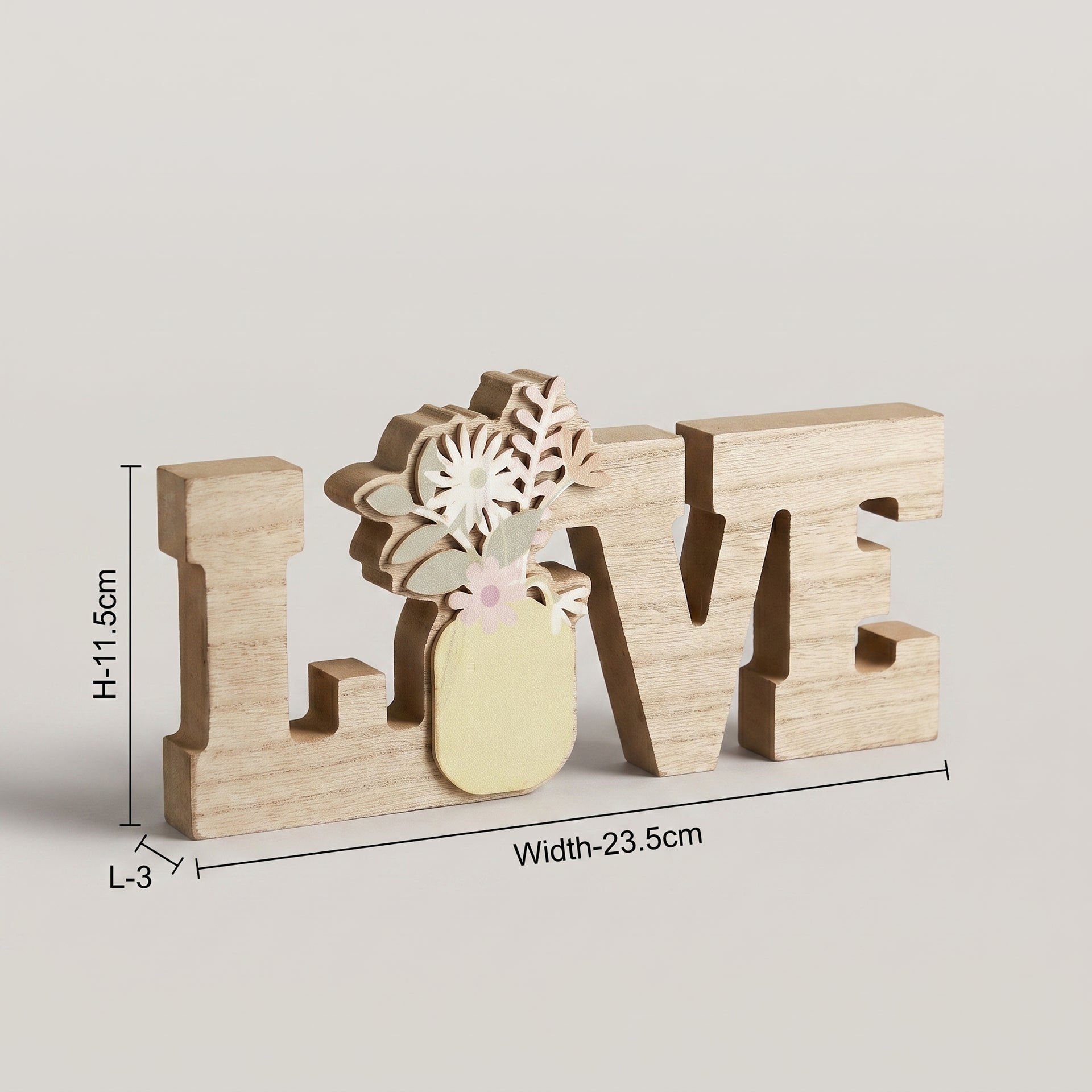Wooden Love Decor by Zodiya