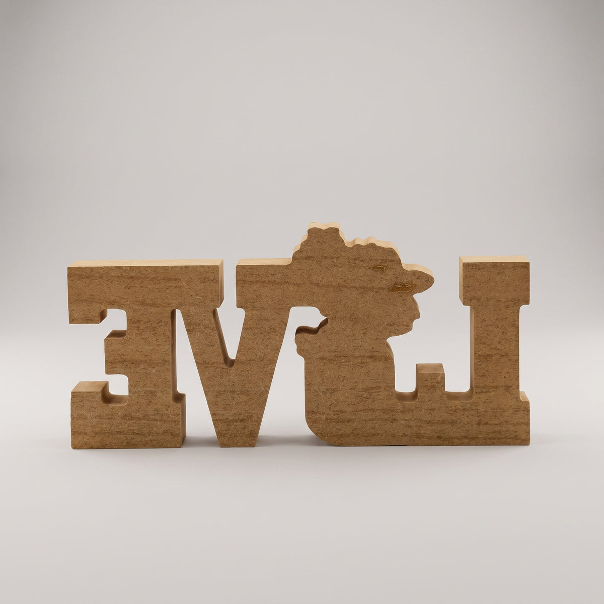 Wooden LOVE Sign Tabletop Decor by Zodiya