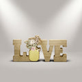 Wooden LOVE Sign Tabletop Decor by Zodiya