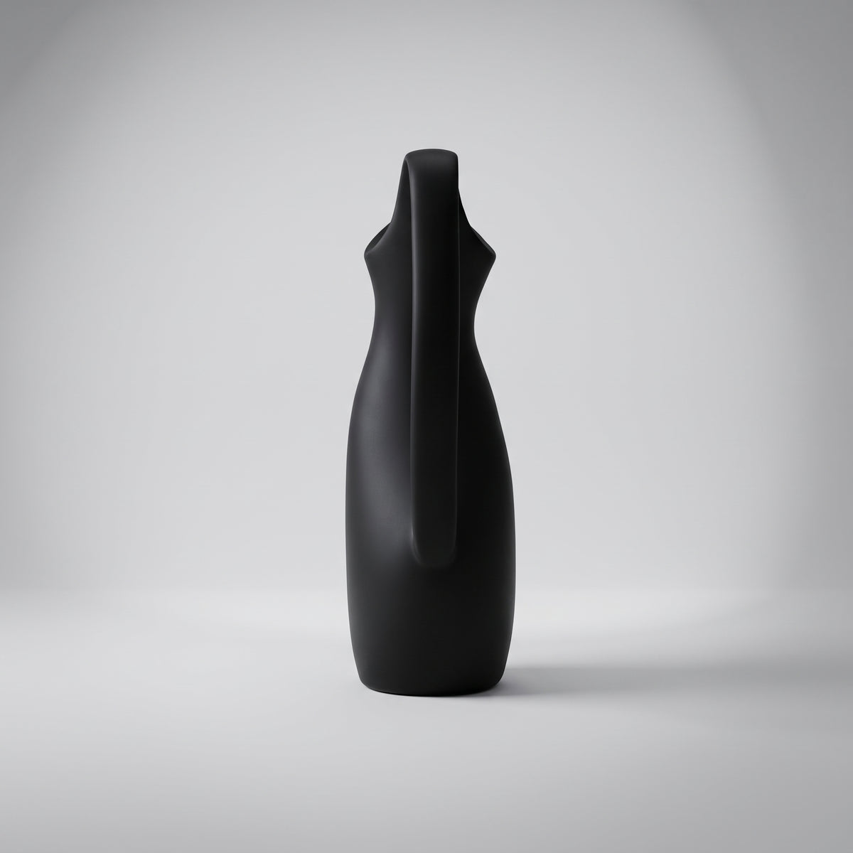 Small Black Ceramic Vase By Zodiya