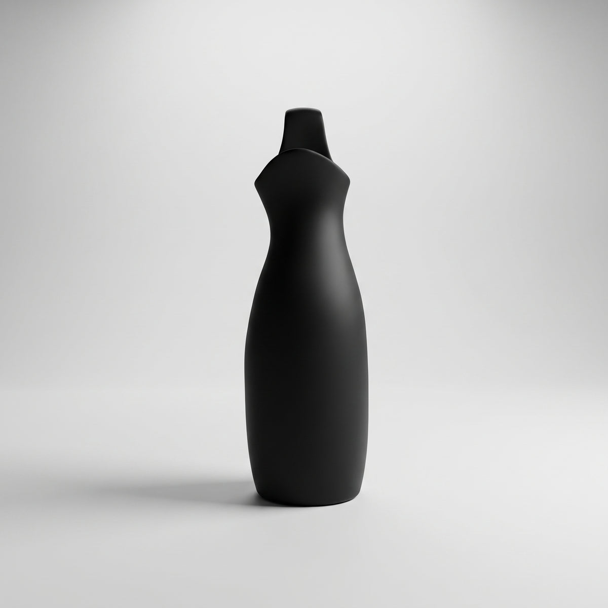 Small Black Ceramic Vase By Zodiya