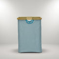 Light Blue Fabric Laundry Basket by Zodiya