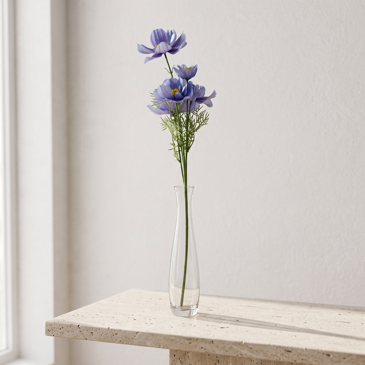 Lavender Artificial Plastic Flower By Zodiya