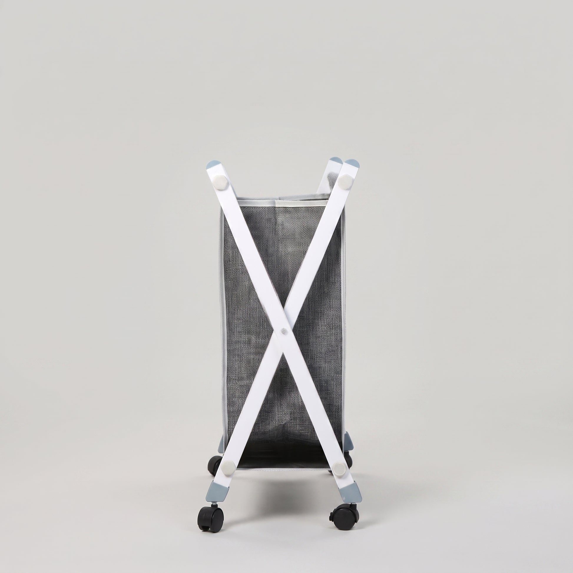 Grey Laundry Basket  with wheel by Zodiya-4