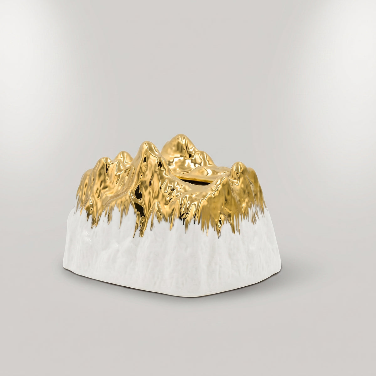 Mountain Shaped Ceramic Flower Vase By Zodiya