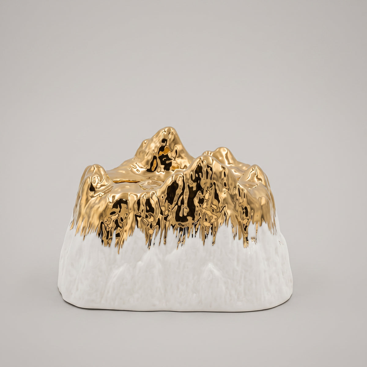 Mountain Shaped Ceramic Flower Vase By Zodiya