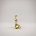 Small Gold Yoga Statue by Zodiya