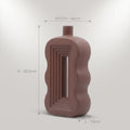 Terracotta Ceramic Flower Vase  By Zodiya