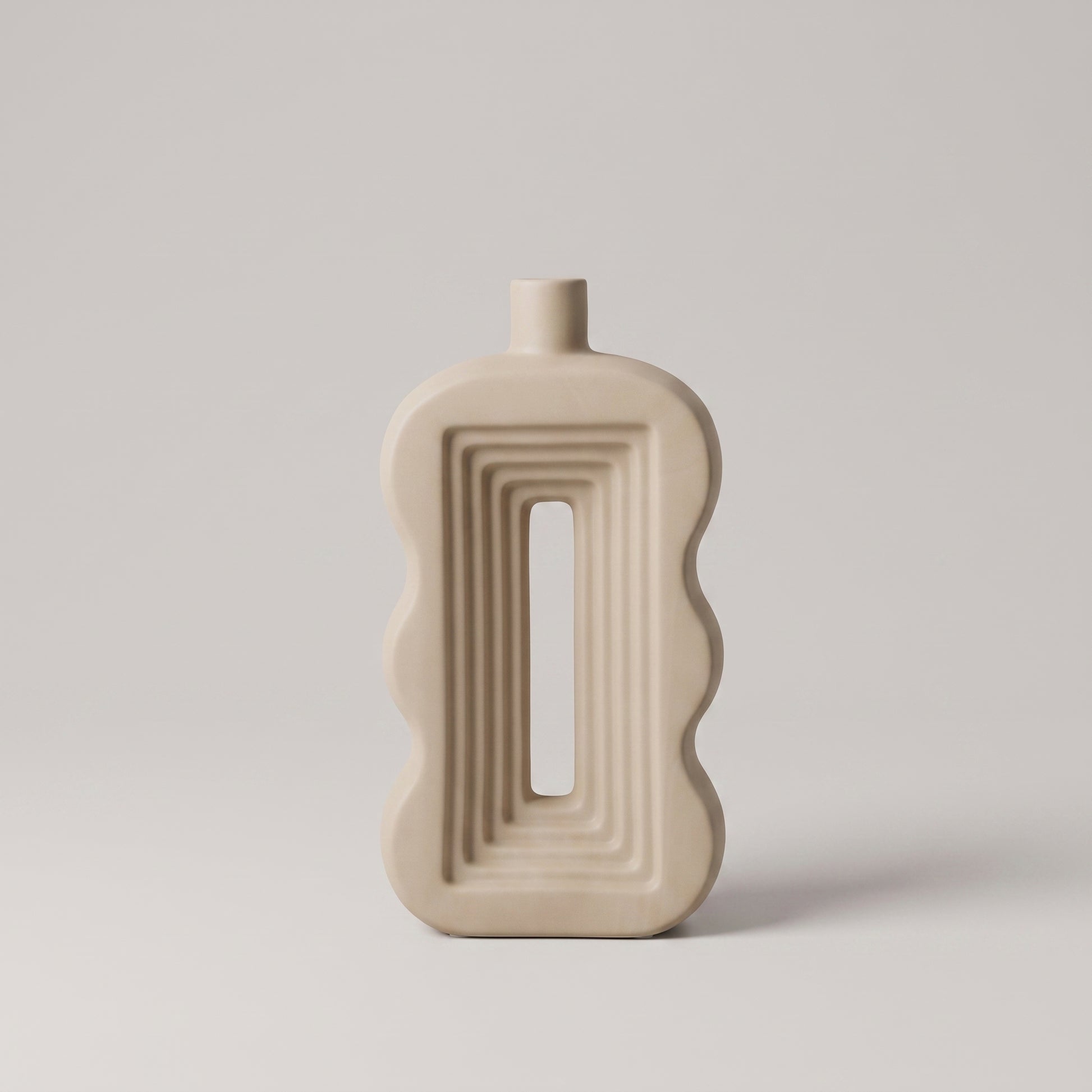 Terracotta Ceramic Flower Vase  By Zodiya-9