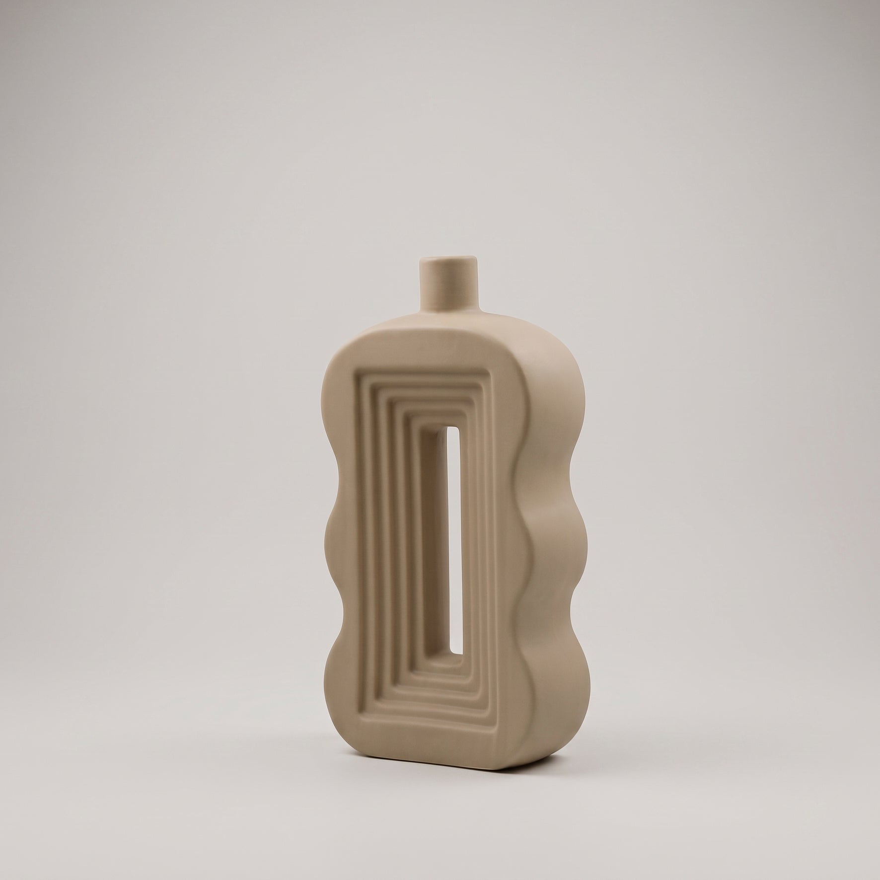 Terracotta Ceramic Flower Vase  By Zodiya-10