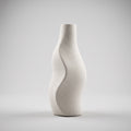 Beige Stone Ceramic Flower Vase (large) By Zodiya