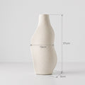 Beige Stone Ceramic Flower Vase (large) By Zodiya