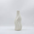 Beige Stone Ceramic Flower Vase (small) By Zodiya