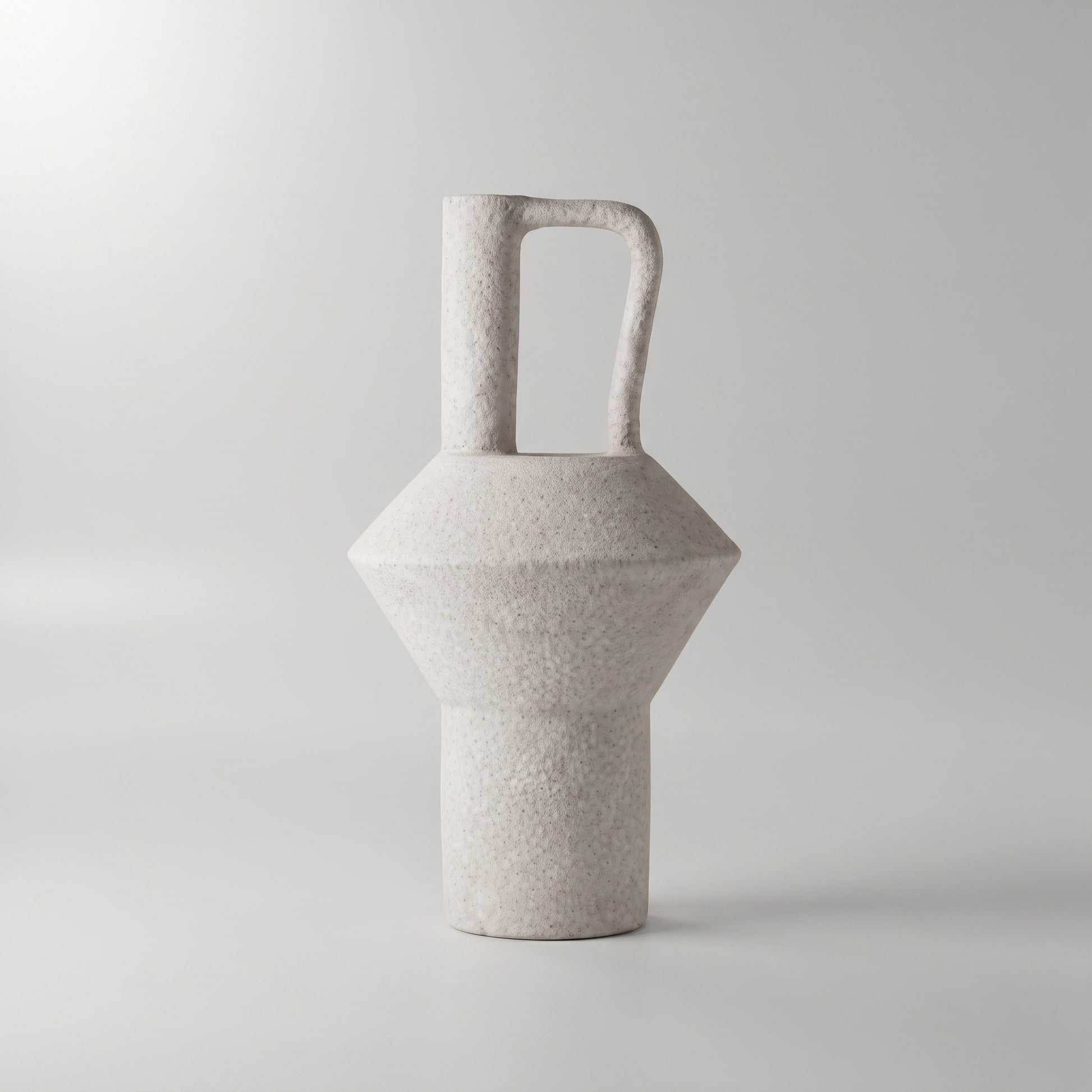 Earthy-toned Ceramic Vase By Zodiya-4