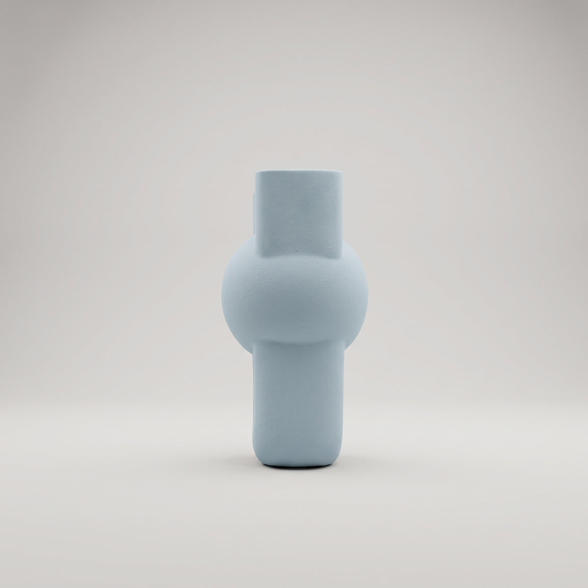 Grey Ceramic Flower Vase by Zodiya