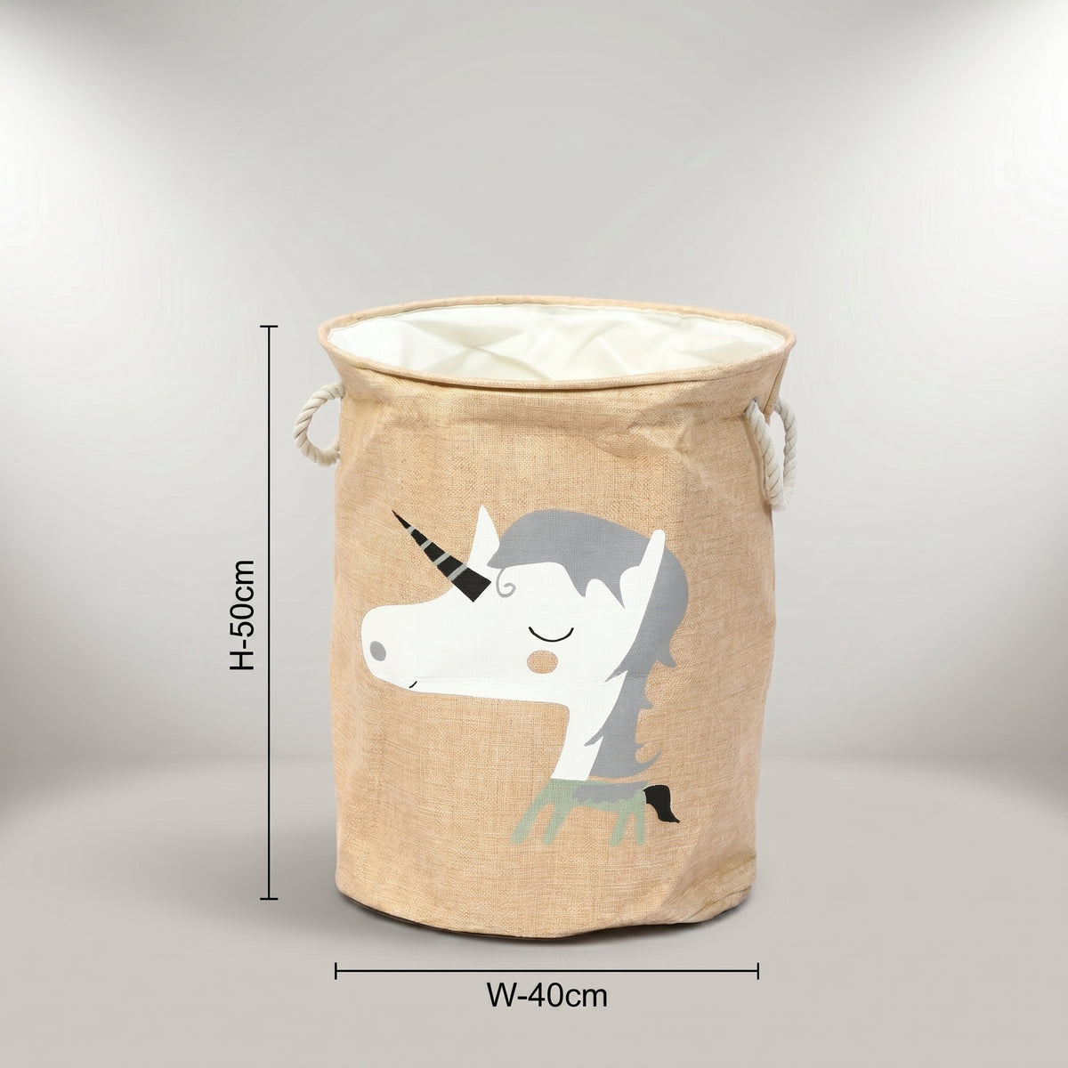 Unicorn Fabric Laundry Bag by Zodiya