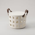 White Multipurpose Organiser Basket By Zodiya
