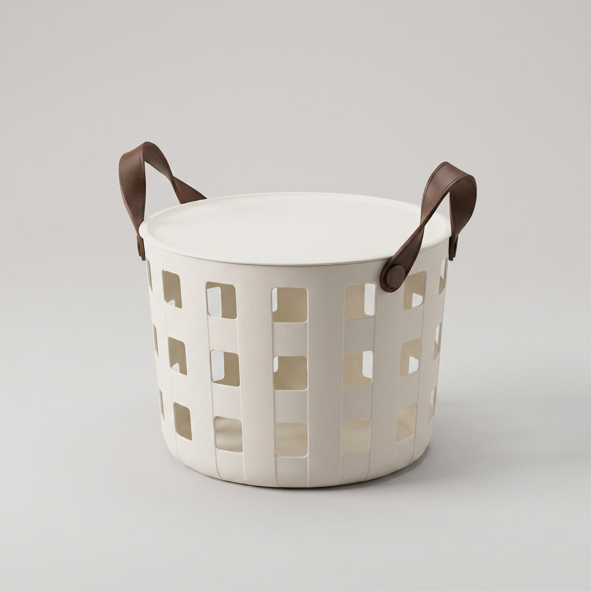 White Multipurpose Organiser Basket By Zodiya