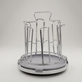 Round Steel Glass Stand by Zodiya
