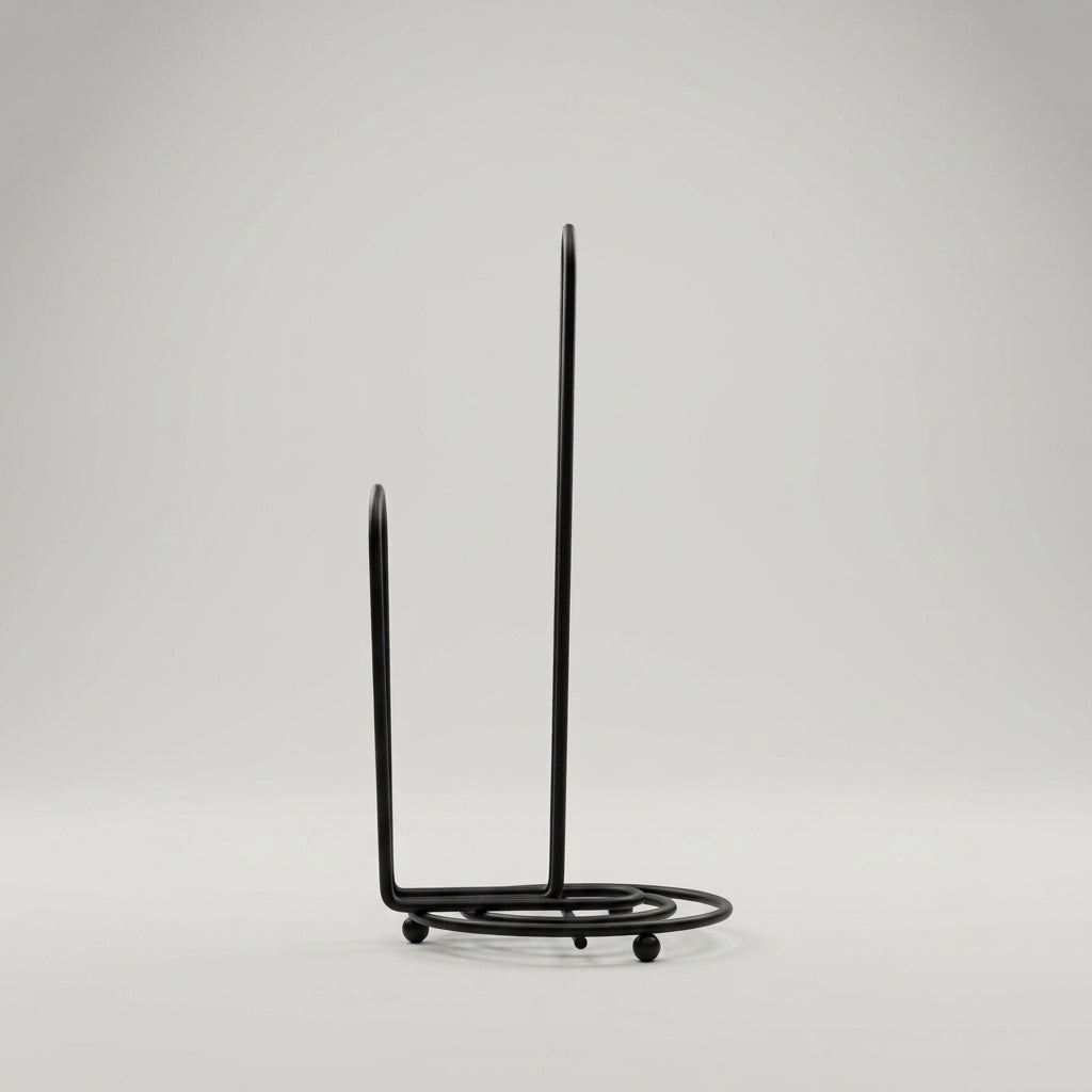 Black Metal Tissue Holder By Zodiya