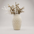Small White Ceramic Flower Vase By Zodiya