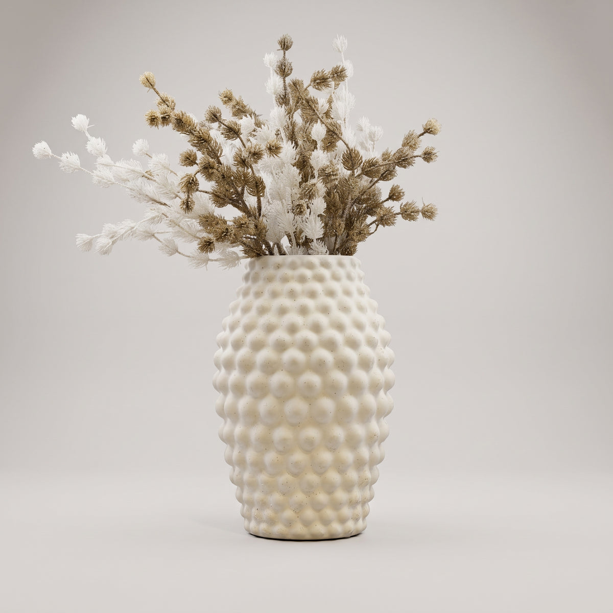 Small White Ceramic Flower Vase By Zodiya