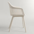 Horch White Plastic Arm Chair by Zodiya