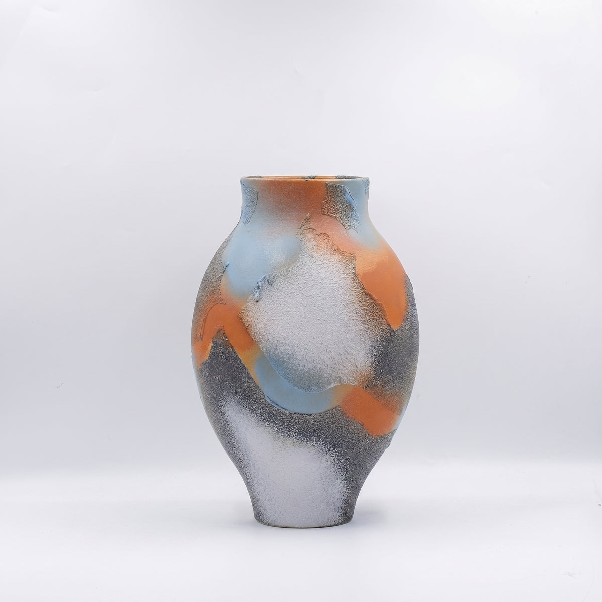 Blue Gradient Medium Ceramic Flower Vase By Zodiya