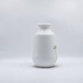 White Green Painted Ceramic Flower Vase By Zodiya