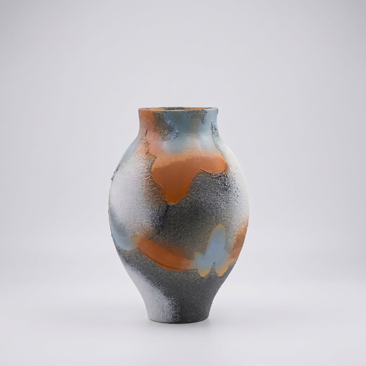 Blue Gradient Medium Ceramic Flower Vase By Zodiya