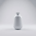 White Green Painted Ceramic Flower Vase By Zodiya