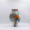 Blue Gradient Medium Ceramic Flower Vase By Zodiya