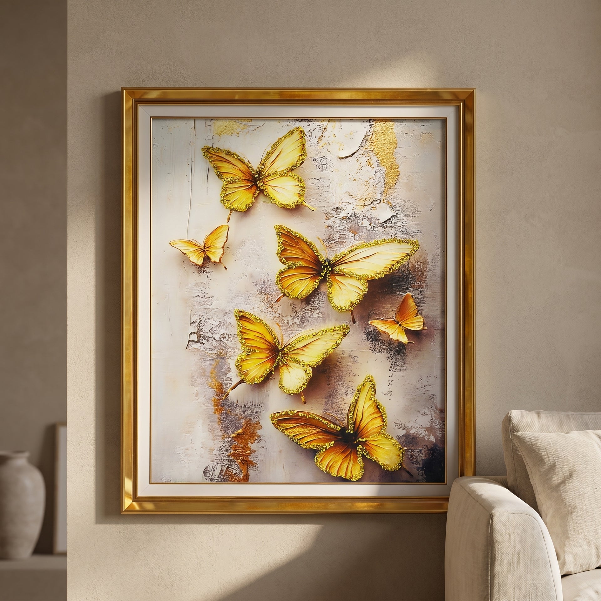 Butterfly Flutters Picture Frame by Zodiya