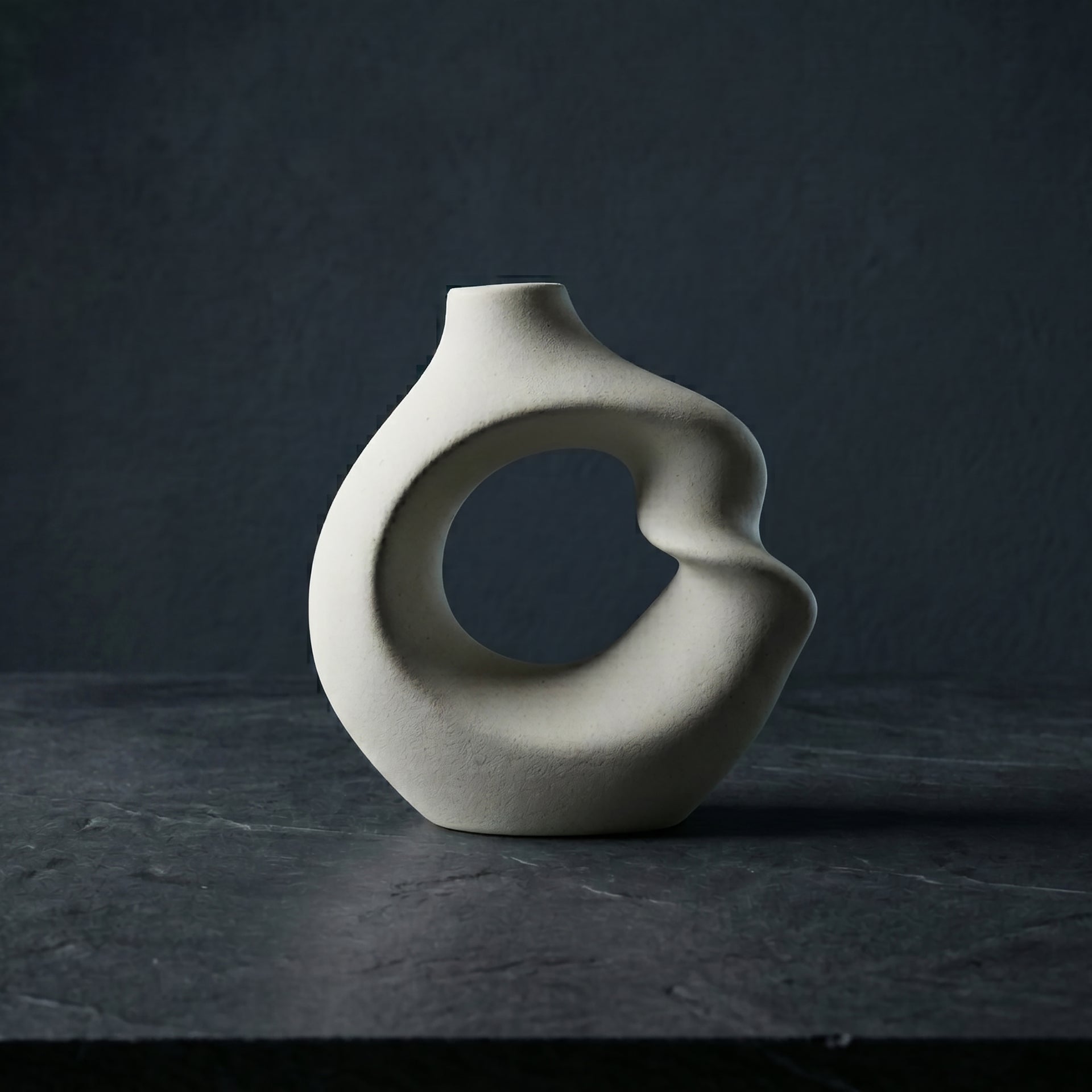 Abstract Ceramic Flower Vase by Zodiya