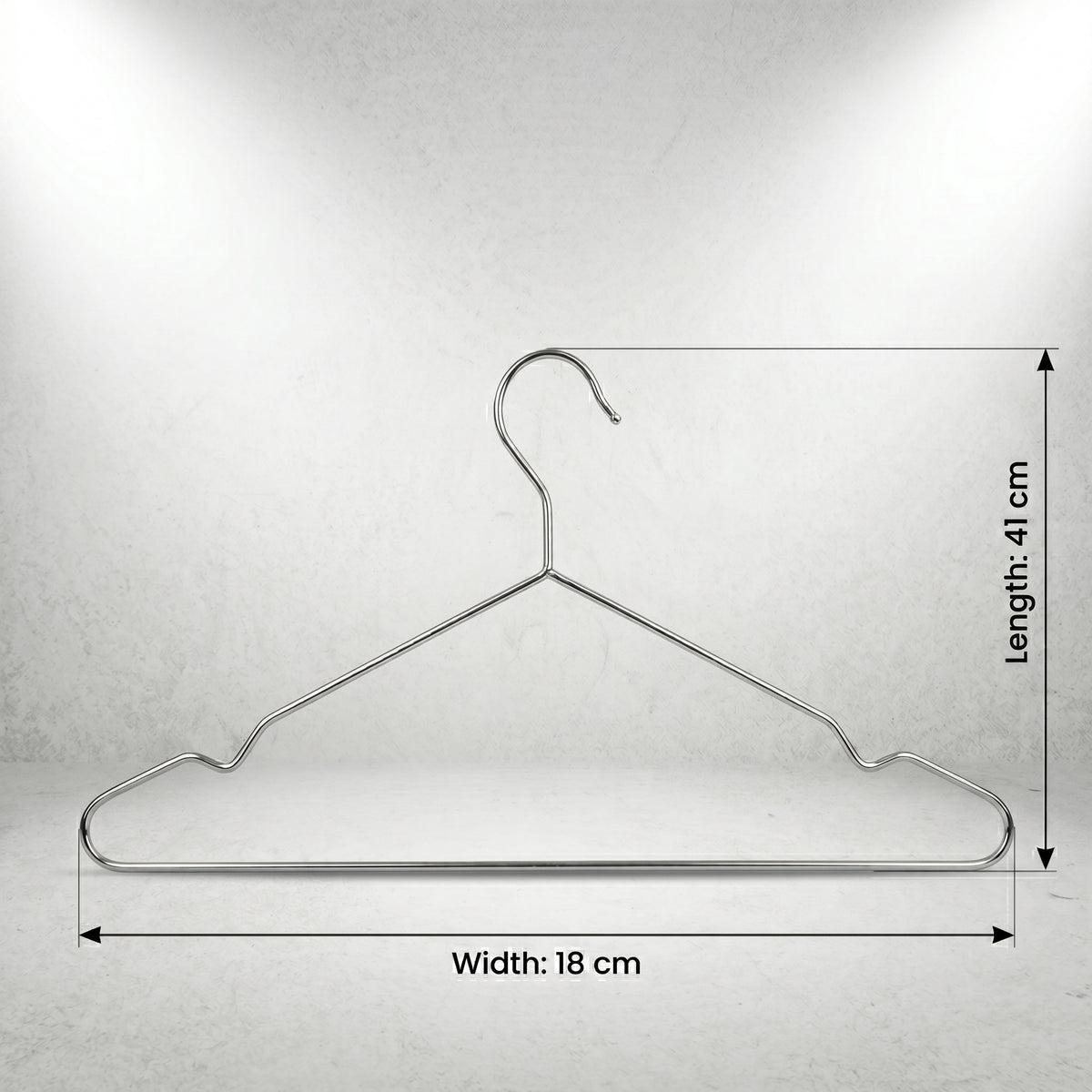 Steel Cloth Hanger Set Of 10 By Zodiya